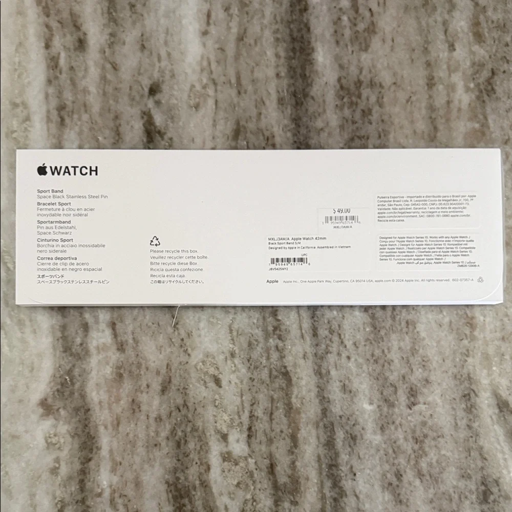 Brand New Apple S/M 42mm Sport Band Strap